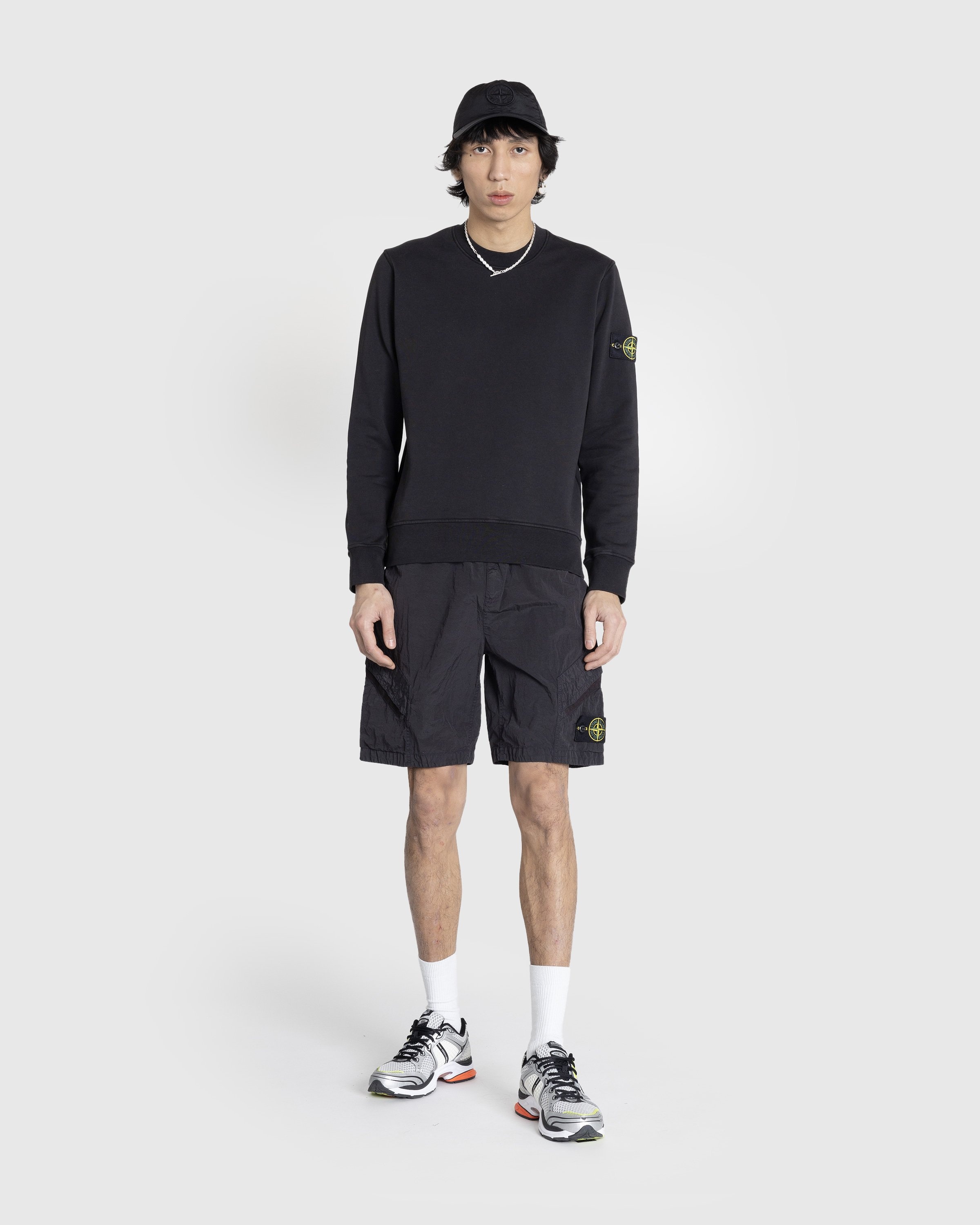 Stone island sweat shop shorts black